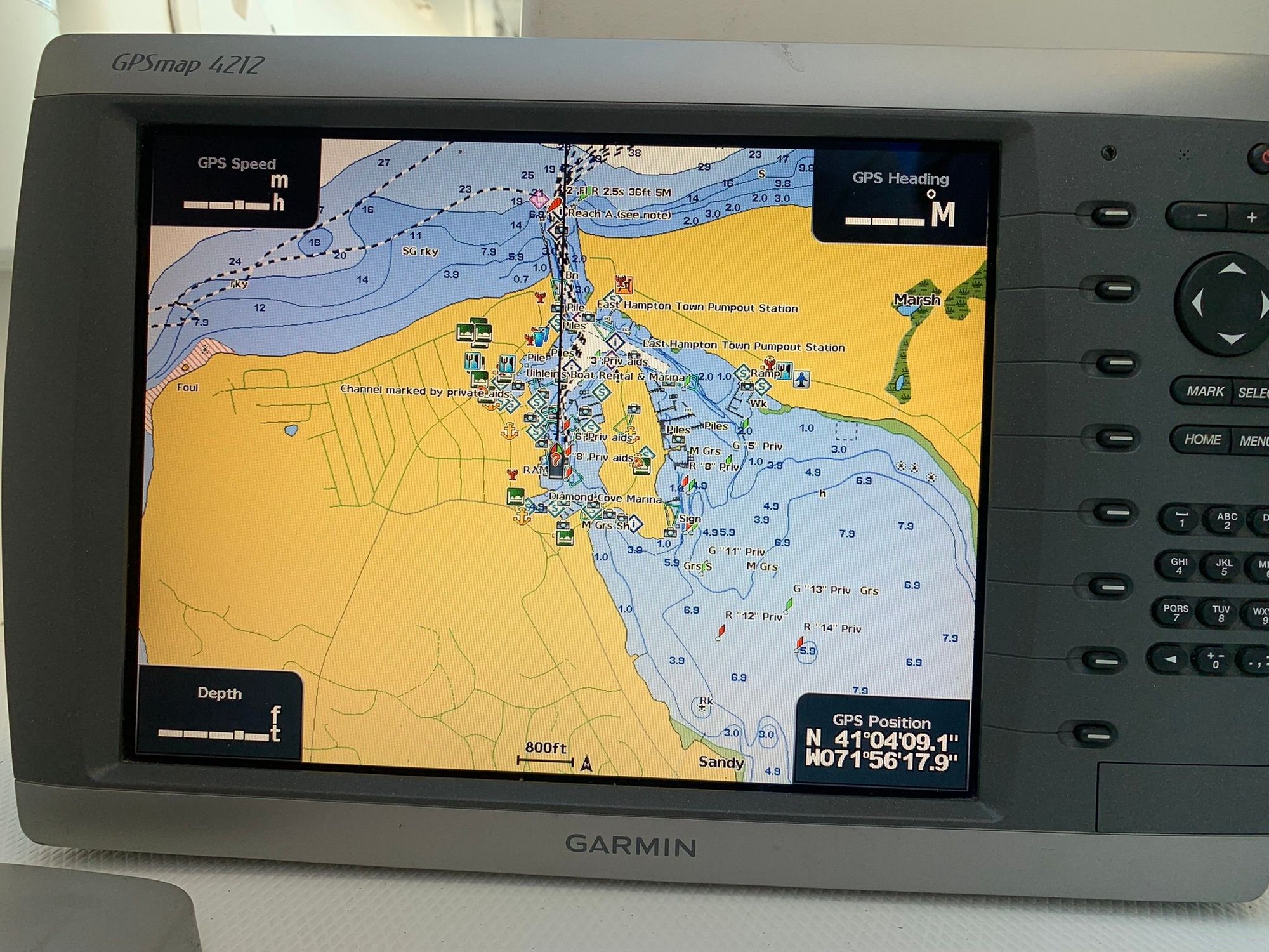 Garmin GPSMAP 4212 & GSD22 sonar box 600 both The Hull Truth