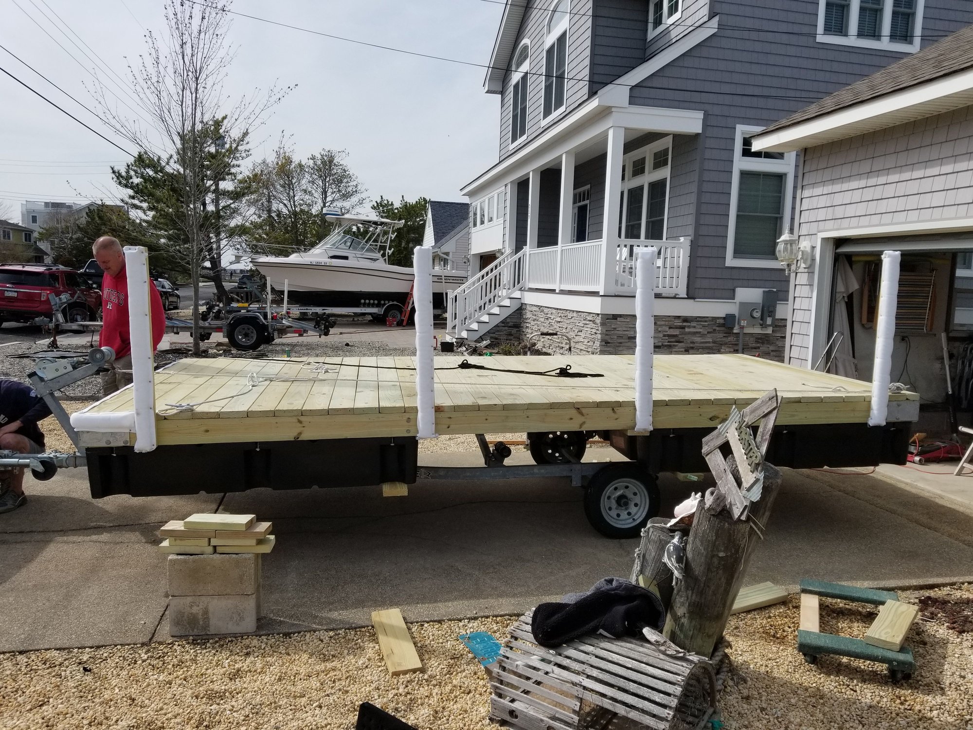 Floating dock building supplies????????????????????????? The Hull