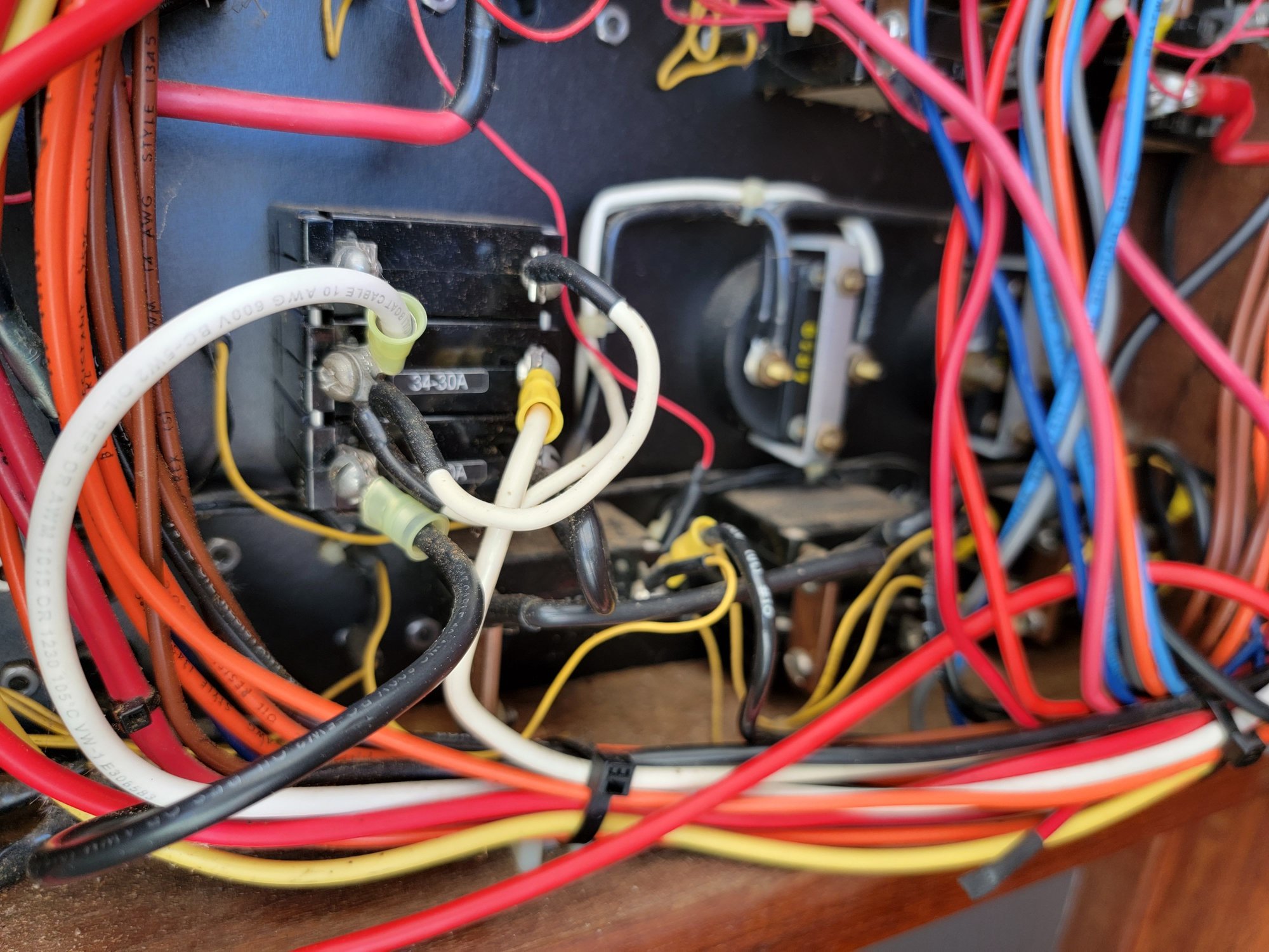 Shore power to panel but no power to breakers The Hull Truth