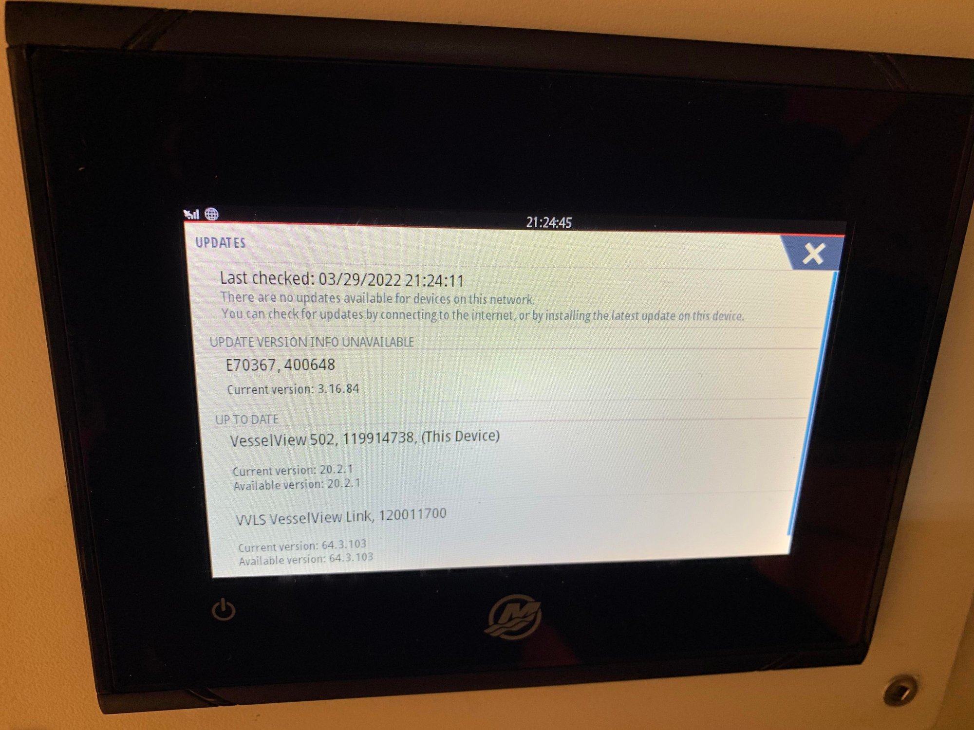 Vessel View Link Update problem Page 6 The Hull Truth Boating and