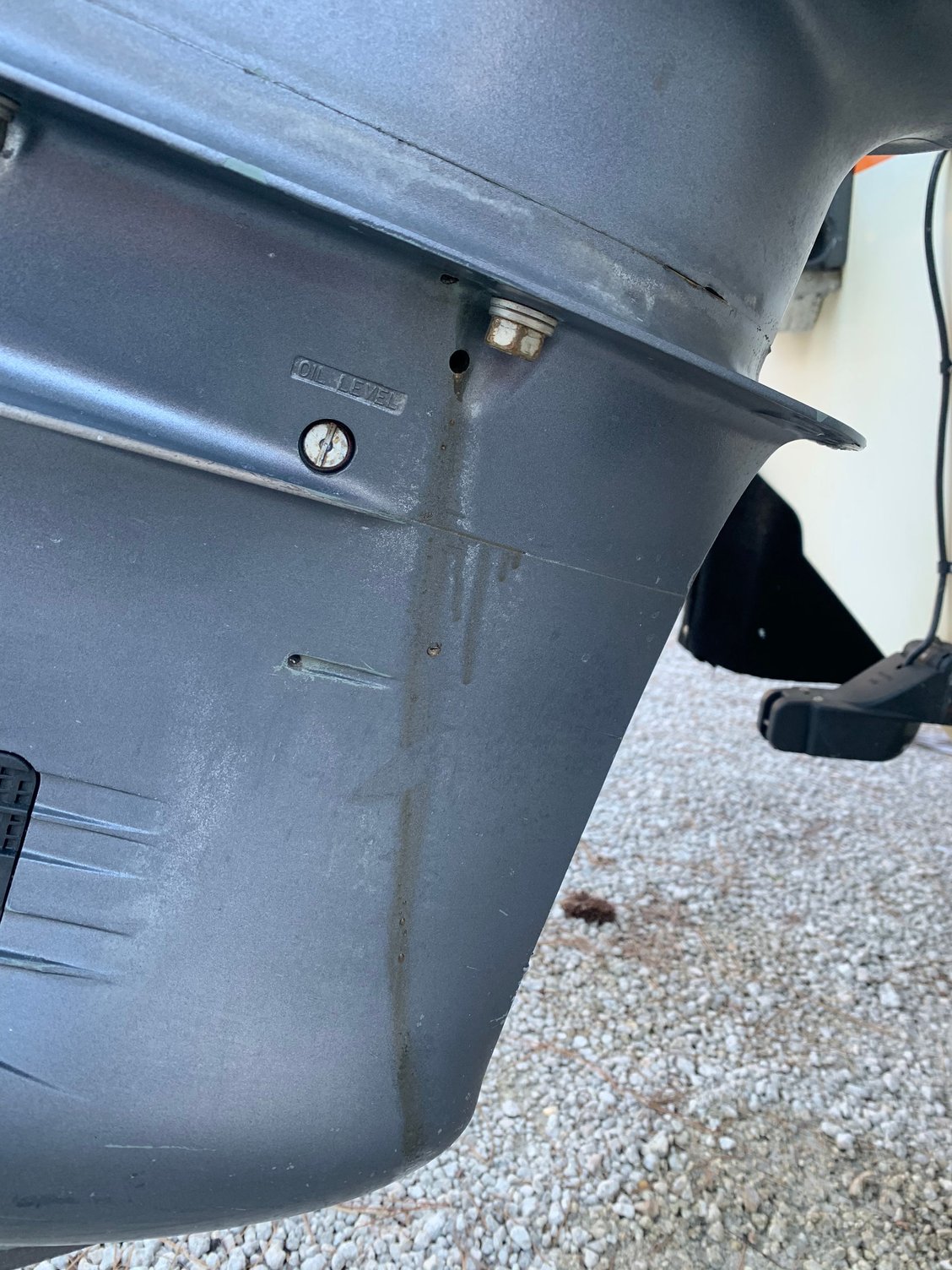 Slight bit of oil coming out of lower unit hole? The Hull Truth