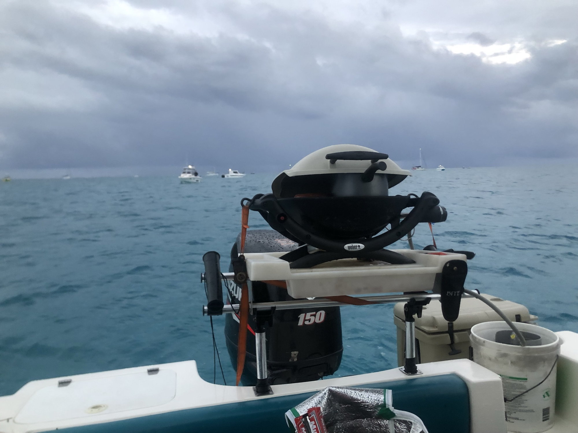 Bbq grill, suction drink holders, under gunnel rod holders - The Hull Truth  - Boating and Fishing Forum