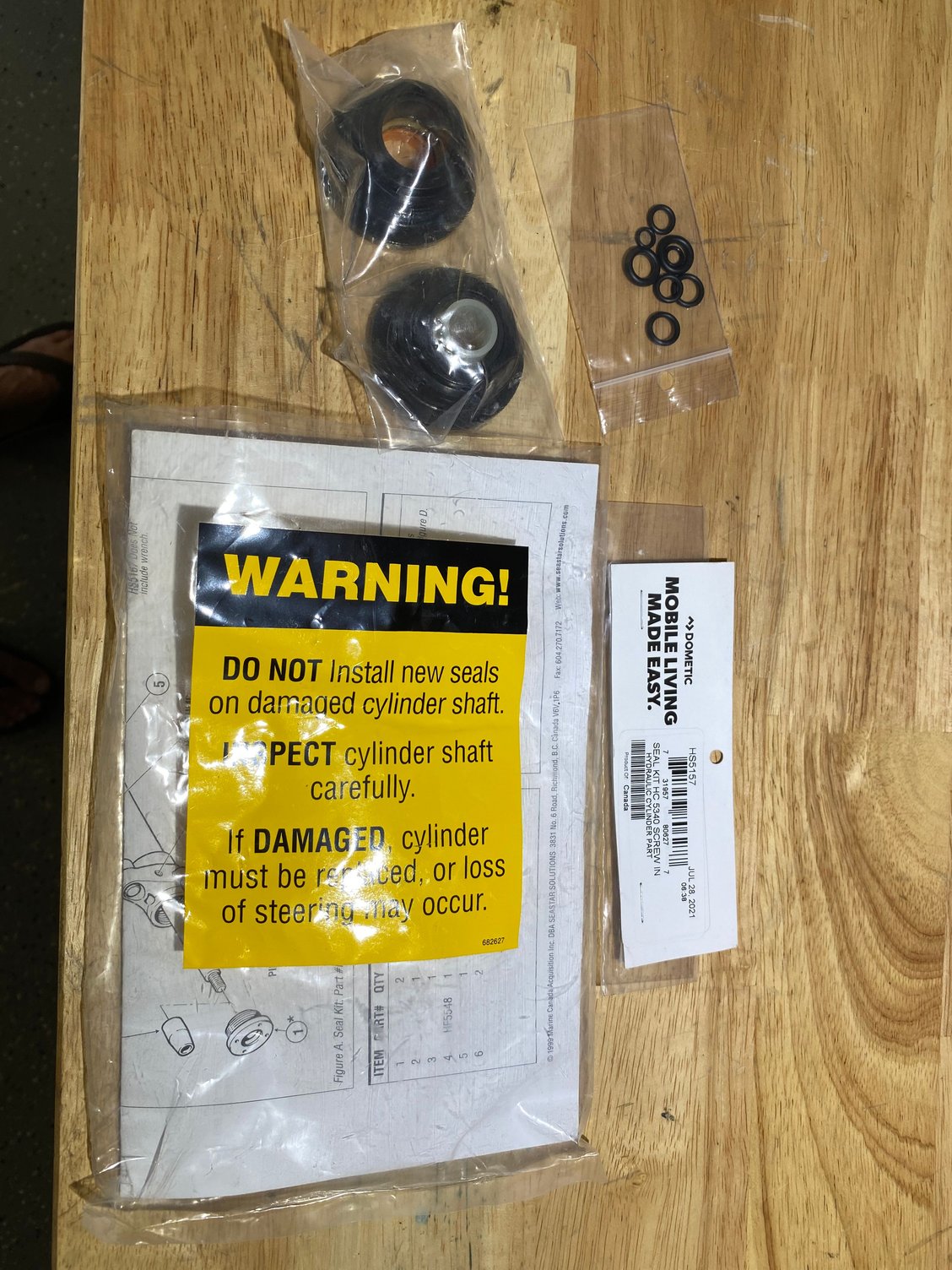 Seastar Seal Kit HS5157 The Hull Truth Boating and Fishing Forum