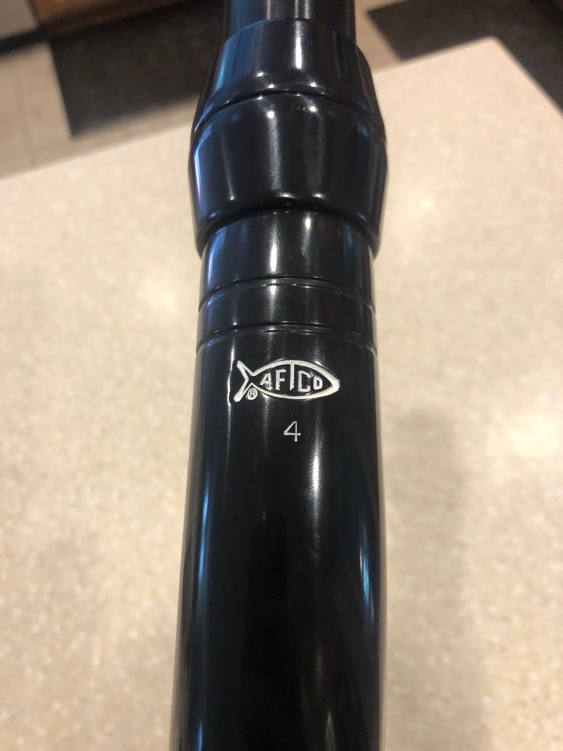 Brand New Aftco Black 4 Short Curved Unibutt w/Ferrule The Hull