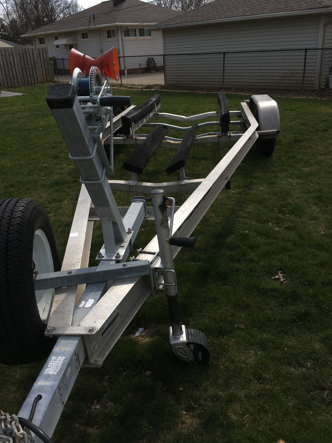 2001 aluminum tandem magic tilt trailer Sold! - The Hull Truth - Boating  and Fishing Forum