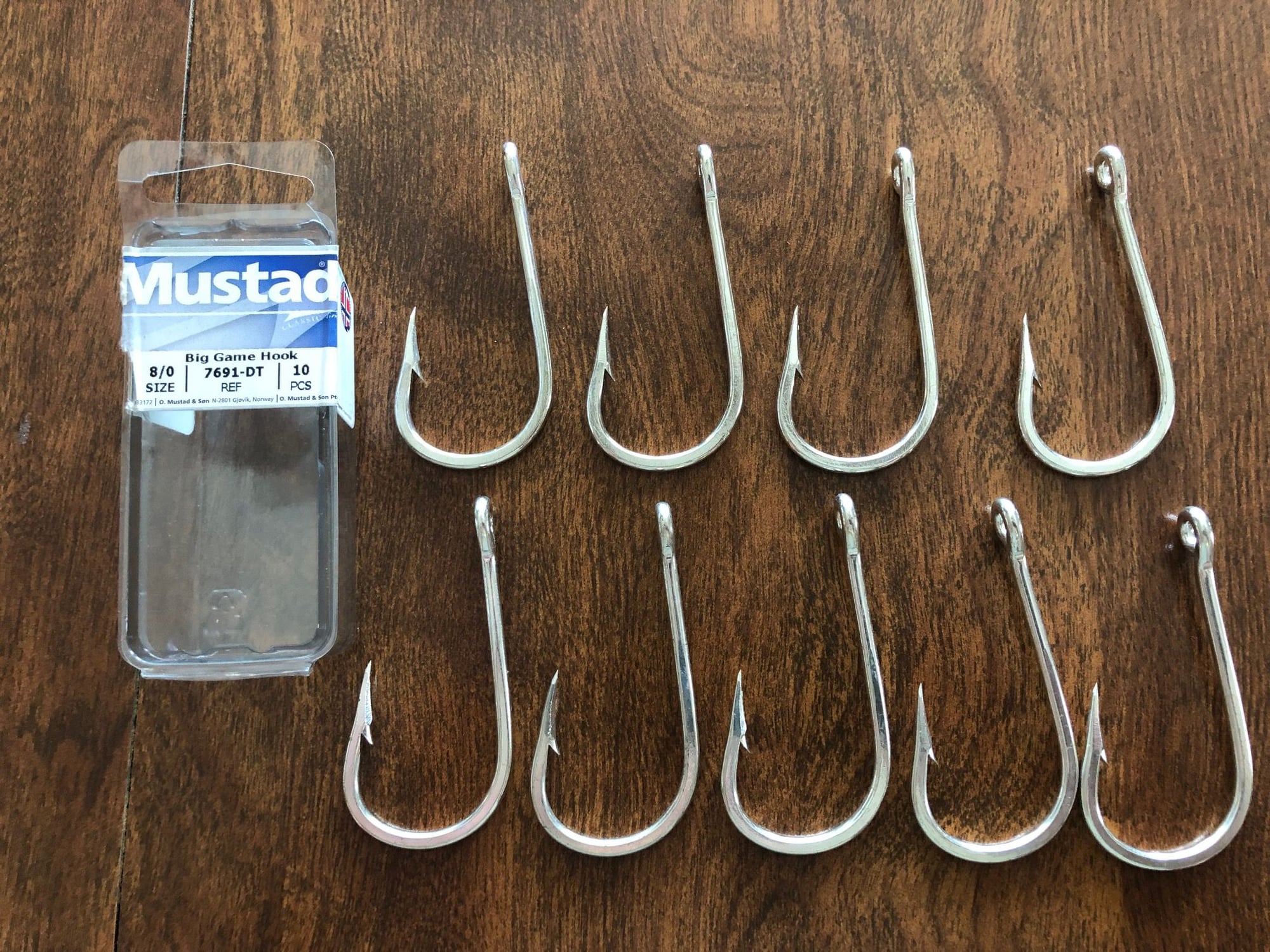 Mustad 7691DT Southern Tuna 8/0 Hooks - The Hull Truth - Boating