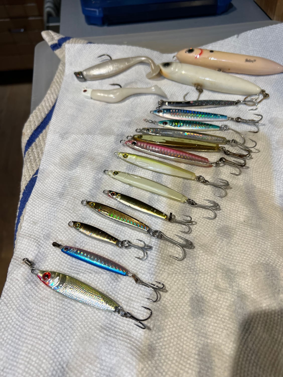 Lot of 8 saltwater fishing lures - Poppers, swim plugs, metal jigs - The  Hull Truth - Boating and Fishing Forum