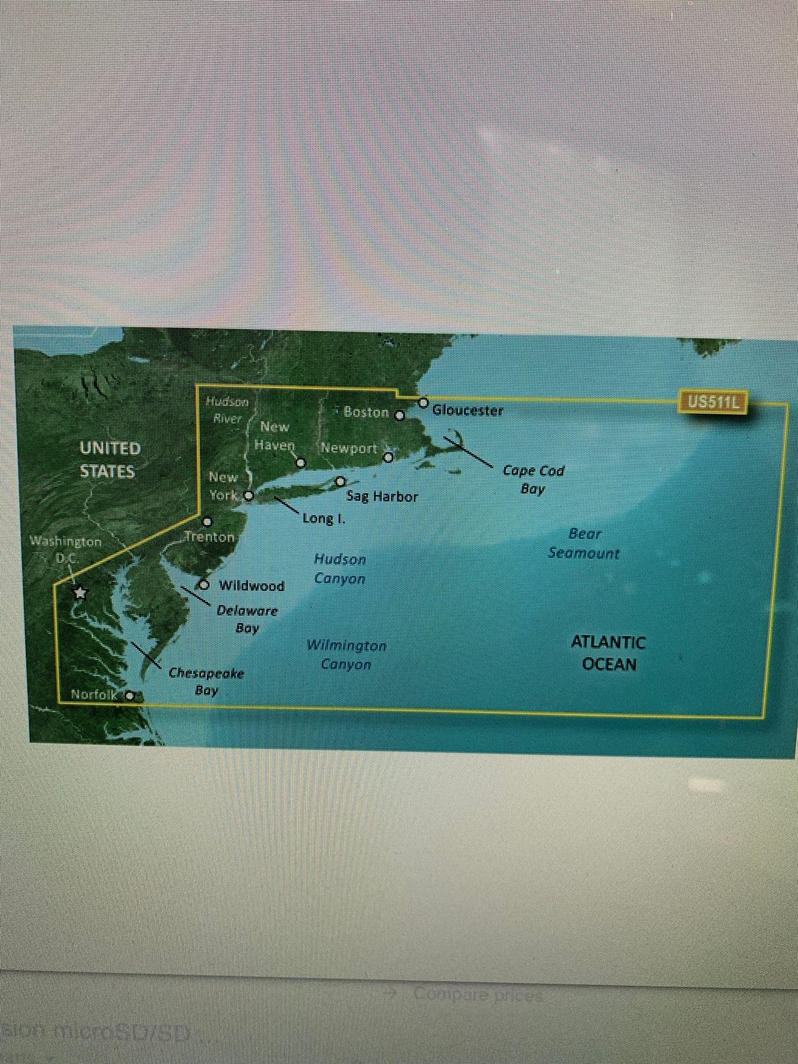 garmin bluechart g2 vision hd vus511l boston to norfolk