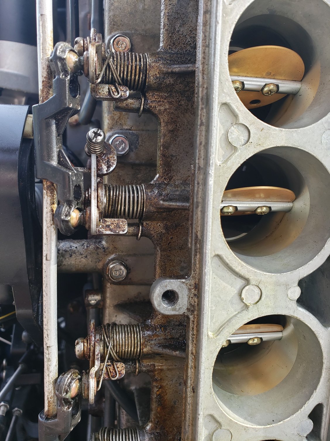 Yamaha SX250 0x66 throttle valve sync idle adjust screw The Hull