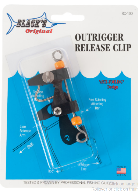 Black's RC-100 Quick Release Outrigger Release Clip