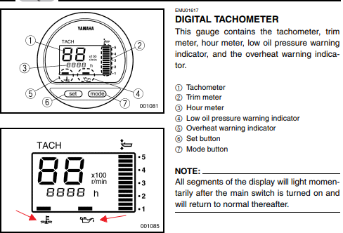 نفذ اعدم ينسى ثوب Yamaha Outboard Check, Yamaha Digital Tachometer Wiring Diagram Pdf