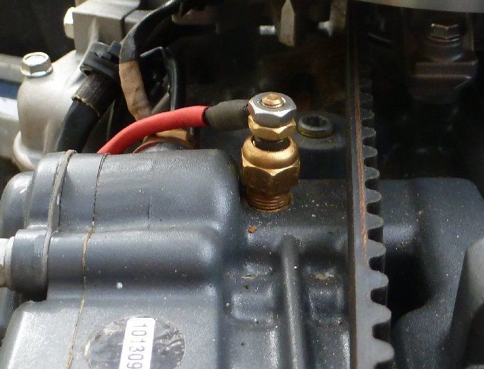 How to add Water temp and pressure senders to V4 OMC 60 degree The