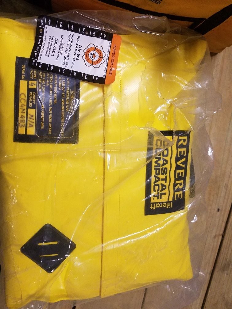 FS: Revere Coastal Compact life raft - The Hull Truth - Boating and ...