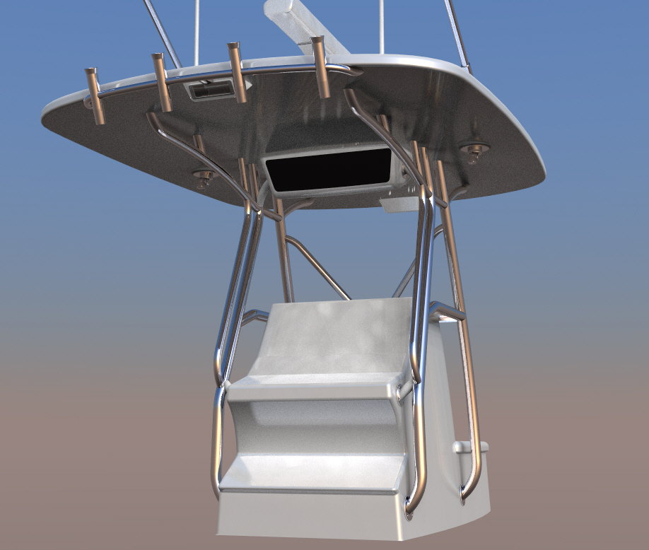 Where should I have outrigger plates welded-in on my T-Top? Pics supplied.  - The Hull Truth - Boating and Fishing Forum