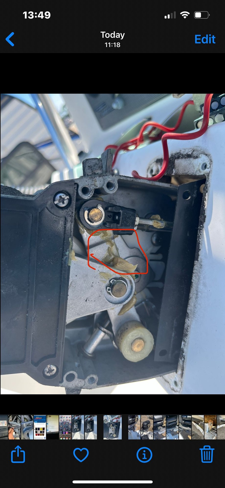 Yamaha F115 Shifter Cable Help The Hull Truth Boating and Fishing Forum