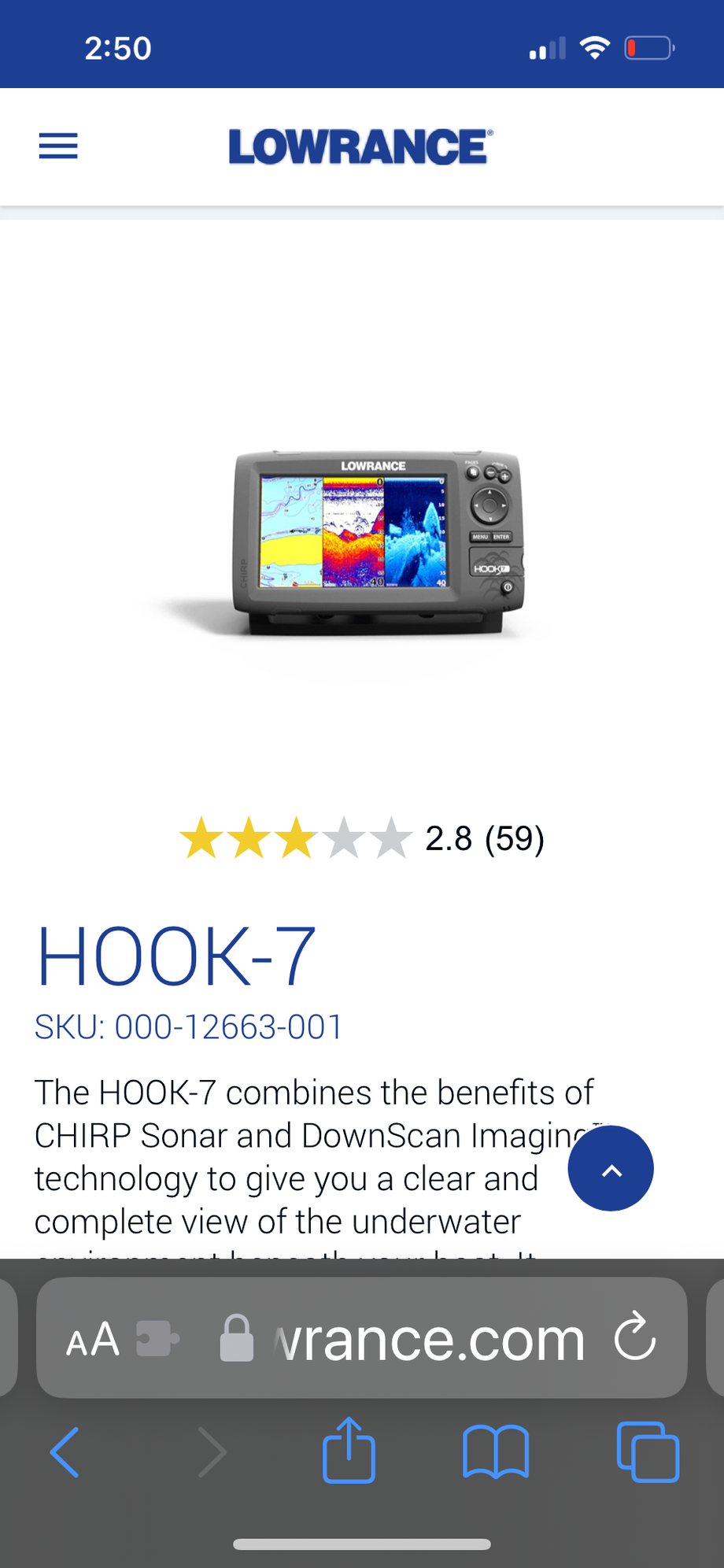 Lowrance hook 7 - The Hull Truth - Boating and Fishing Forum