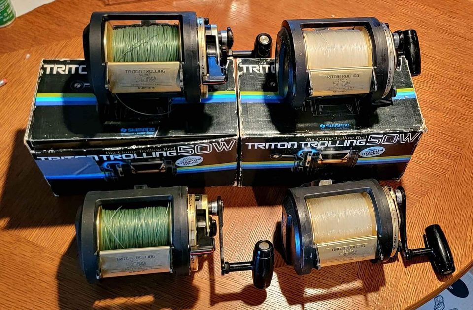 4) - Shimano Triton Trolling Series 50w - The Hull Truth