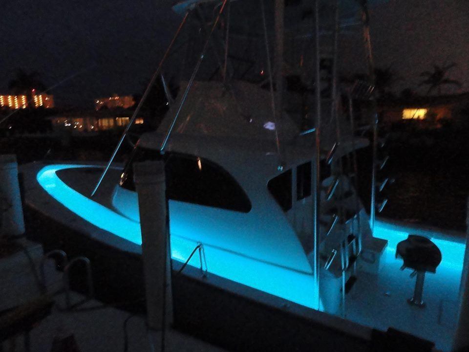 Bluetooth multi color under gunnel lights The Hull Truth Boating
