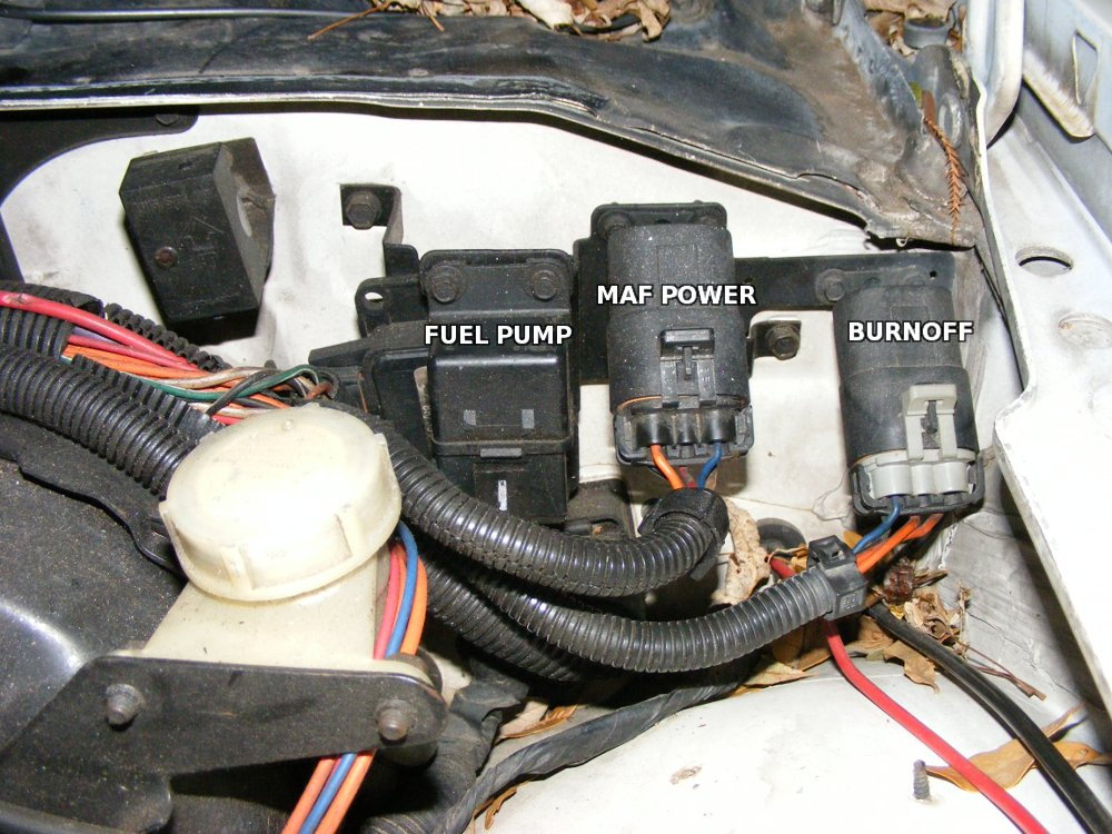 Which of these is Fuel Pump Relay? - Third Generation F ... 95 ford ranger stereo wiring diagram 