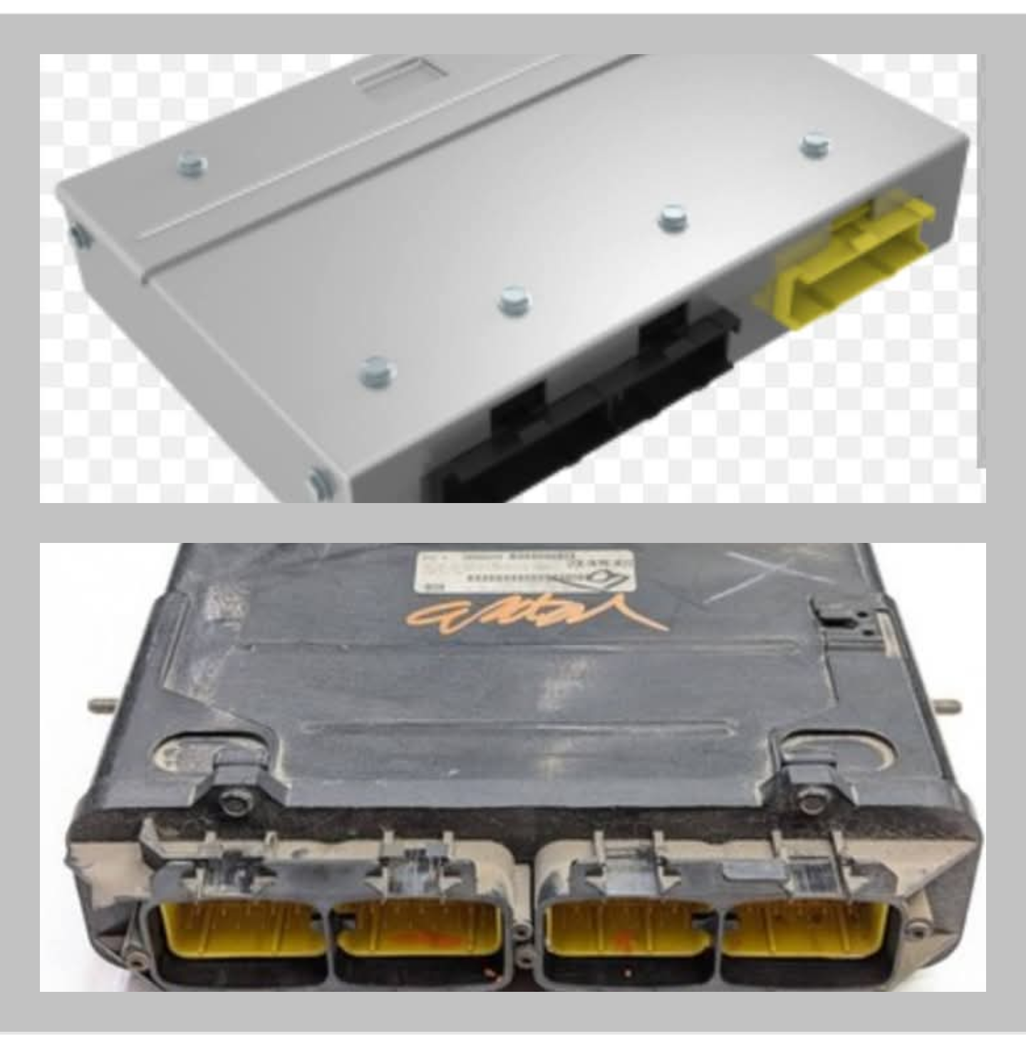 Exactly what i was told and found.  Top 7730 with 2 connectors, bottom 7727 with 4 connectors.  