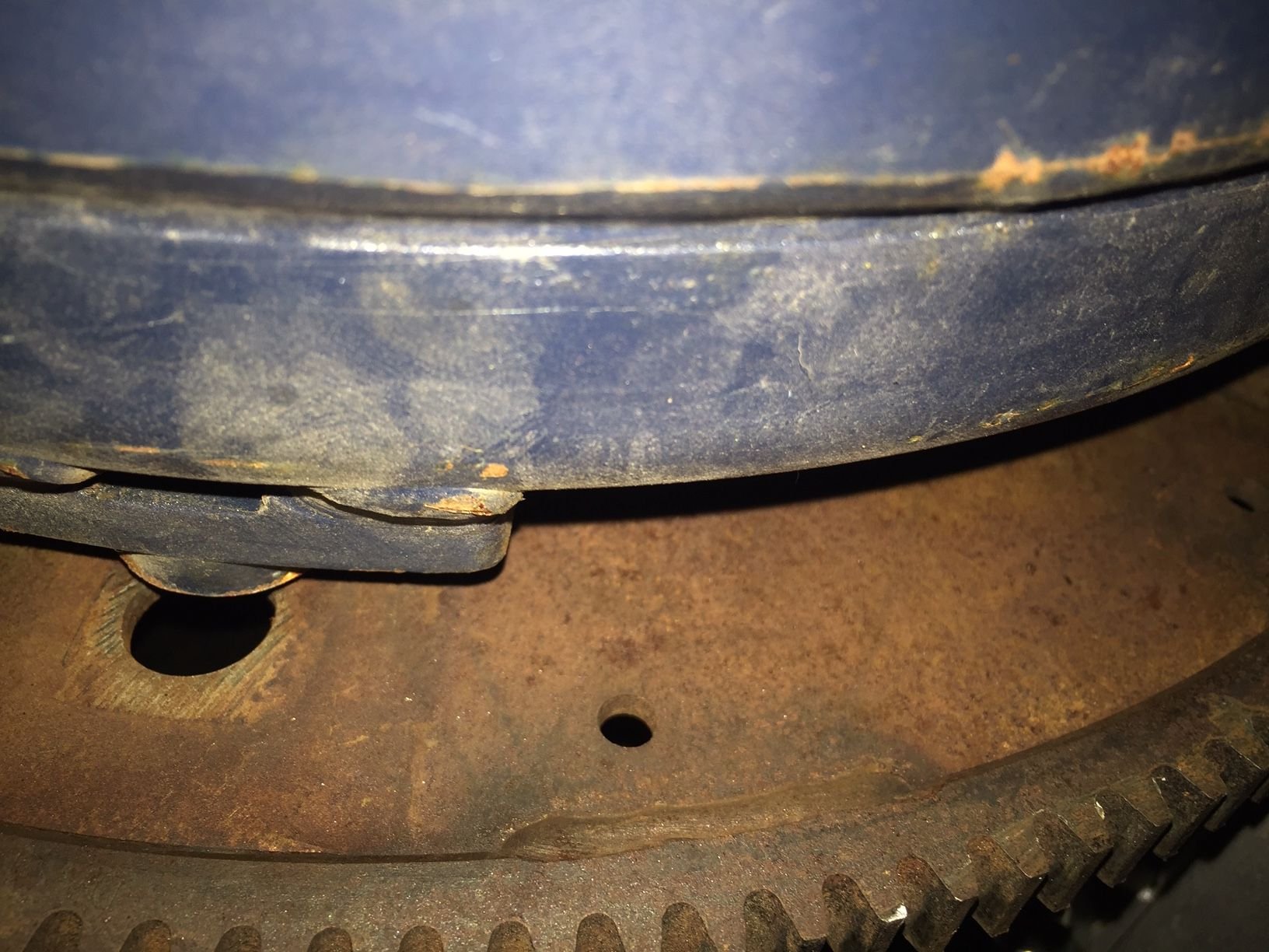 Vortec swap 700R4 flexplate alignment issue Third Generation FBody