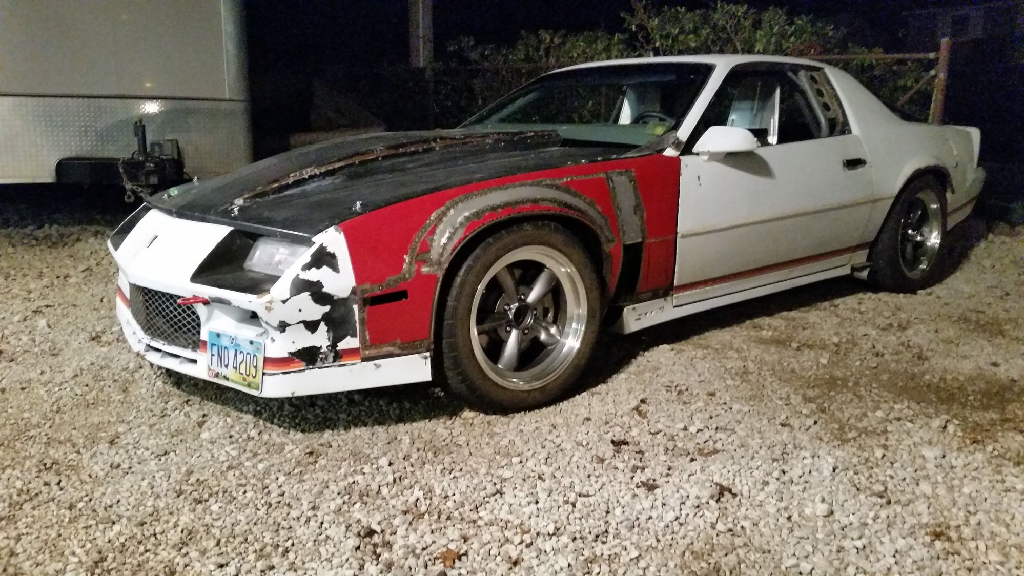 And then it finally comes down off the jack stands and you cand finally drive it. Looking like this it sure got some reactions from other motorist, and drew a crowd at car shows...lol.