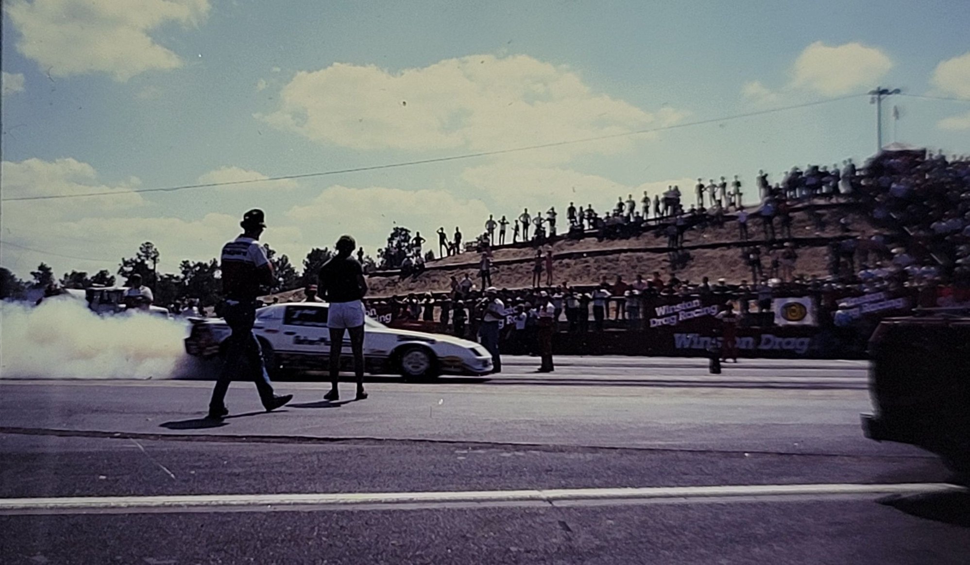 1984 picture of the Reher-Morrison Camaro driven by Lee Shepherd