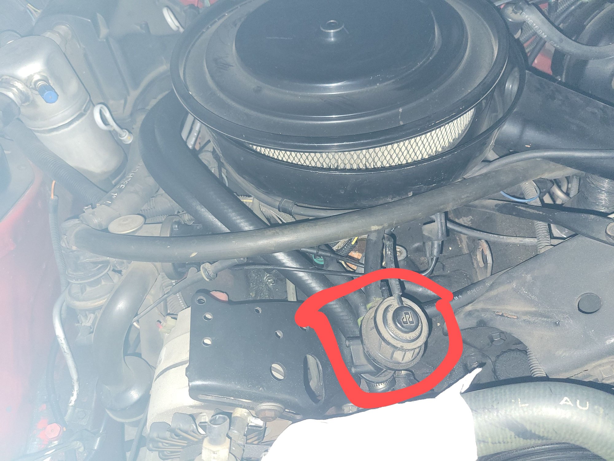 Thermostat housing broken connector piece Third Generation FBody