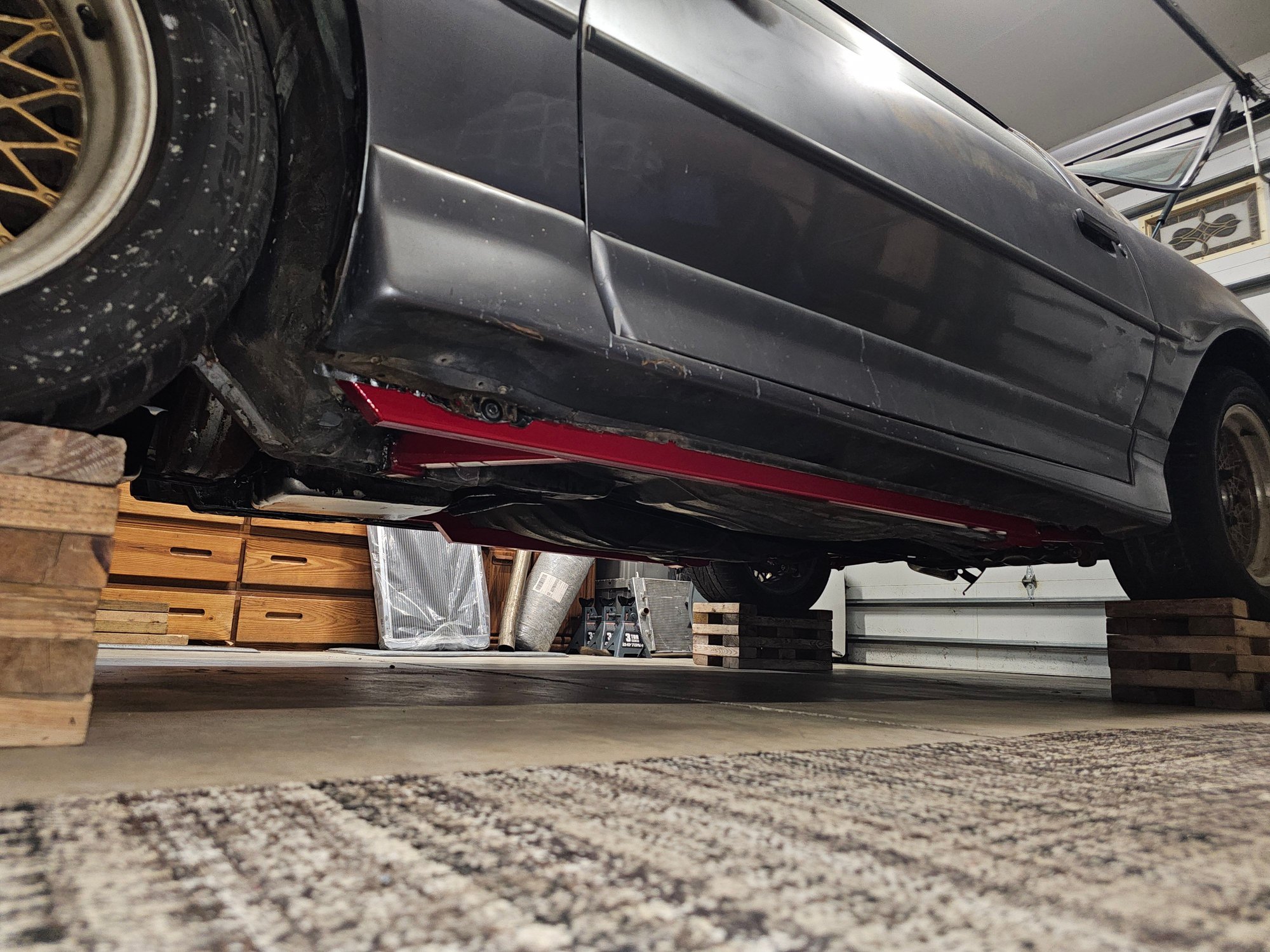 Side view of the car