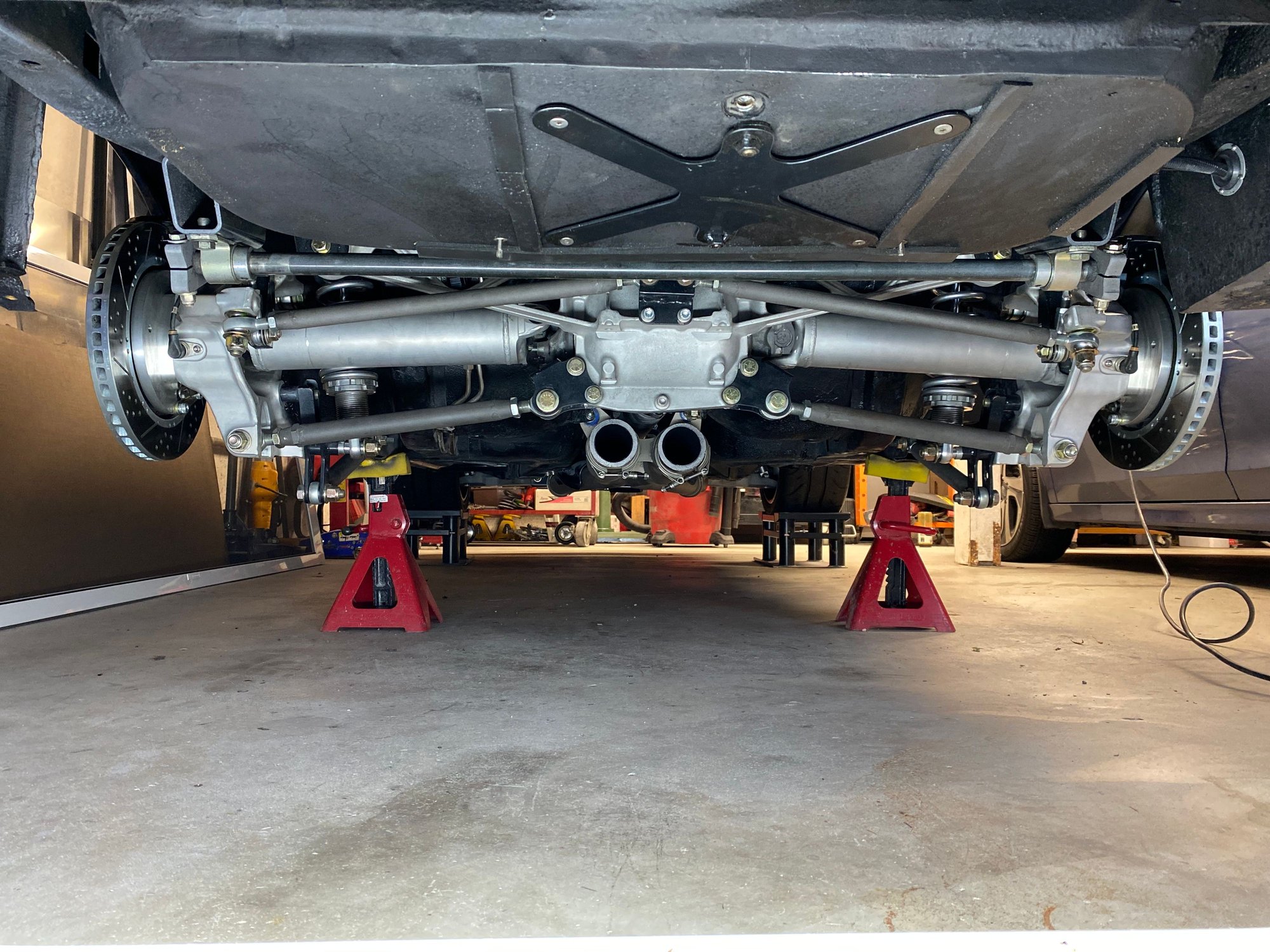 You can make the �trunk� any size you want, or not at all without compromising the structure of the car. It is mainly there to protect the fuel tank in a rear end collision.