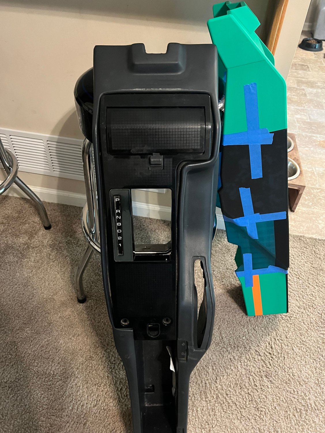 Original center console with automatic shift plate insert.