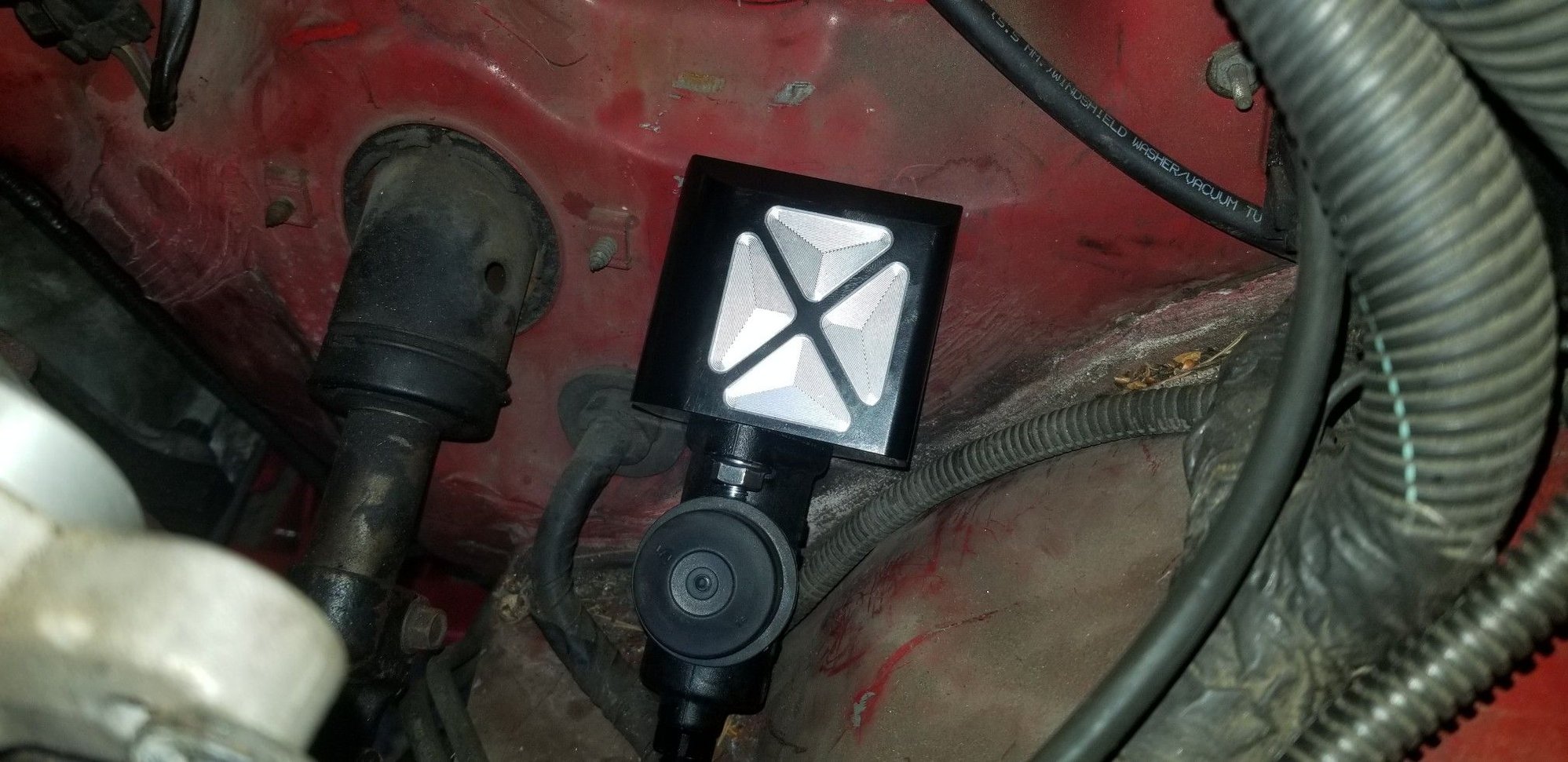 Heres how much clearance I had with the wheel well... not much, but she fits!