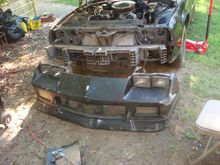 Nose off in 1 piece.