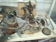 Bench full of parts. I already had most of this but doesnt hurt to have spares.