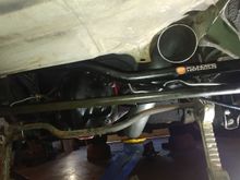 Best I can show over the axle. Close to the body. But no hitting