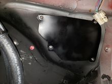 Patch panel reusing the OEM gasket.