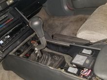 My auto console plate was already cracked, so I got a little bit of switch mounting for now!