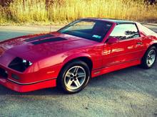 My '86 IROC-Z (Picture taken 4/15/17, just out of winter hibernation).  :)