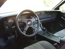 Steering wheel was replaced by my dad when the car was only a few weeks old. I do have the original, but this one is much nicer, feels great and fits the interior well.