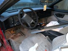 Wrecked interior