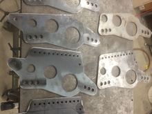 Made some brackets from 1/4 inch plate