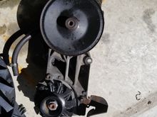 Serpentine Bracket with Alternator and power steering pump