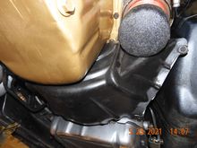 Flywheel cover in 