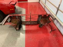 Front clip cut off donor car