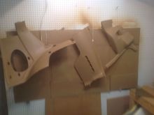 Painted all trim to original tan color.