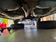 Exhaust out of the way