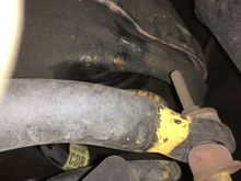 My yellow marked parts with original urethane bushings