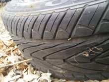 All the thread is there, like I've said it wasn't long before I stopped driving the vehicle, holds air and all that good stuff