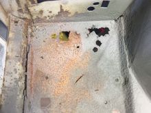 Battery box needs replaced (passenger side)