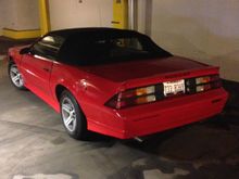 In the storage garage